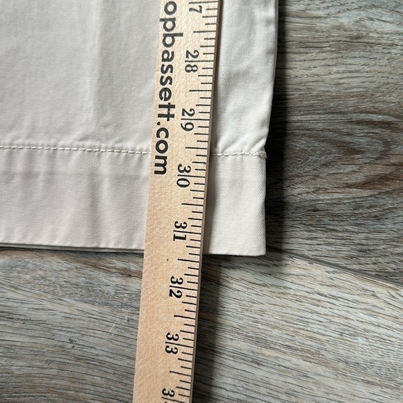 GAP pants cream colored trouser pant comfort size 8 Regular 100% Cotton - Picture 6 of 8
